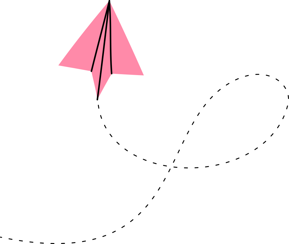 avión de papel